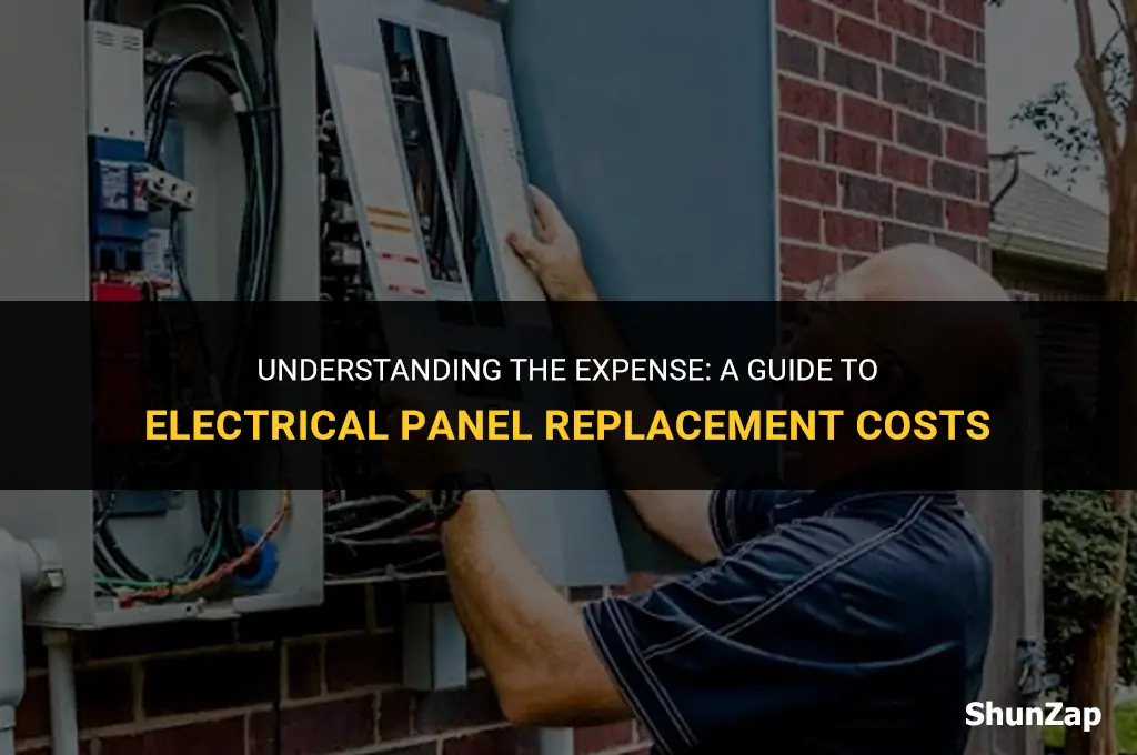 how much does electrical panel replacement cost