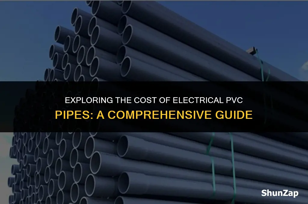 how much does electrical pvc pipe cost