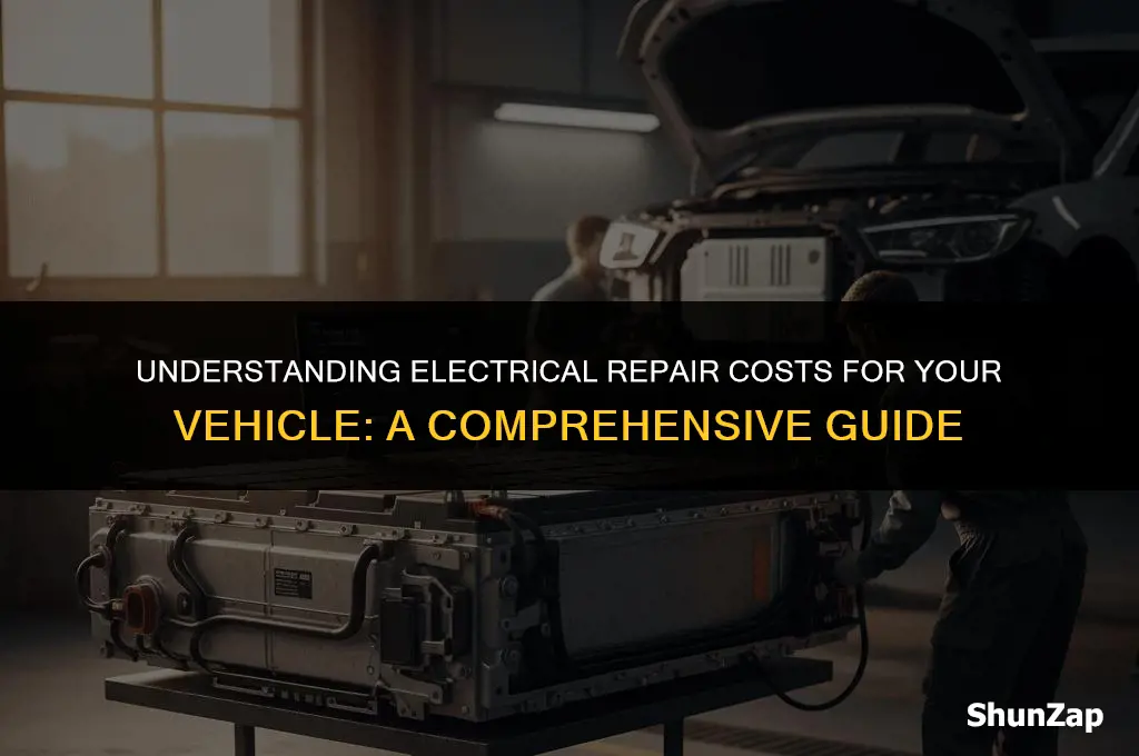 how much does electrical repairs cost vehicle