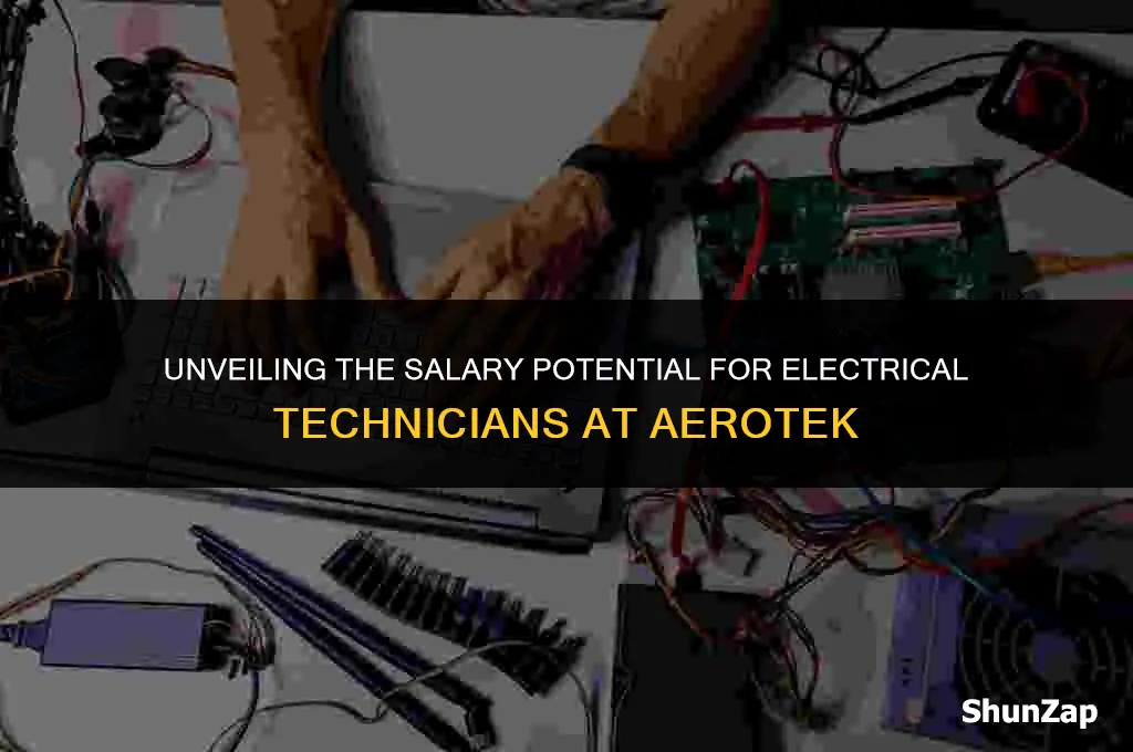 how much does electrical technician make at aerotek