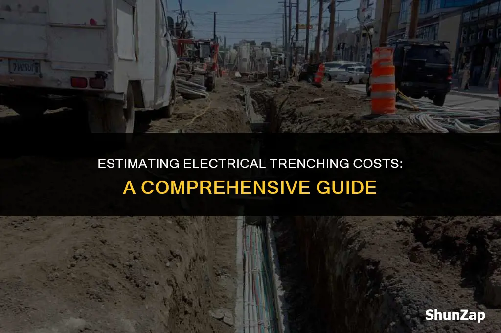 how much does electrical trenching cost