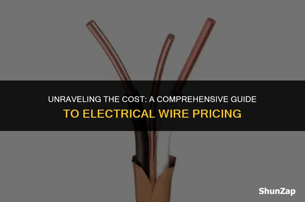 how much does electrical wire cost per foot