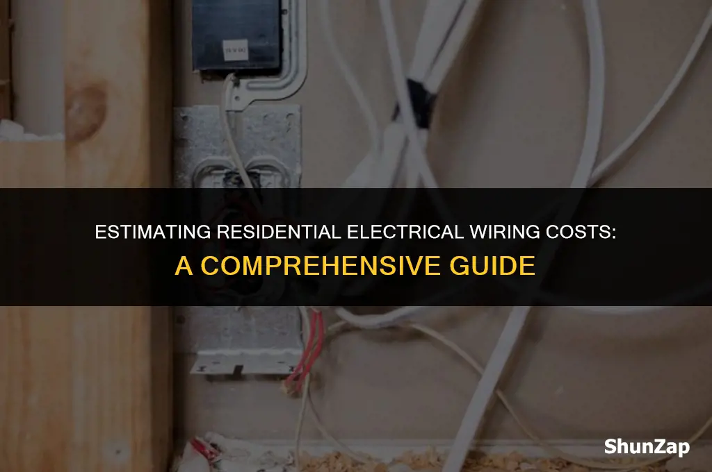 how much does electrical wirw cost for residential