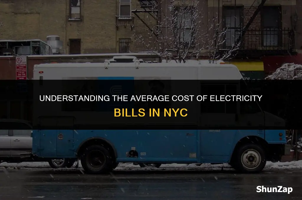 how much does electricity bills cost in nyc