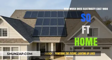 Exploring Electricity Costs for a 1,000 Square Foot Home