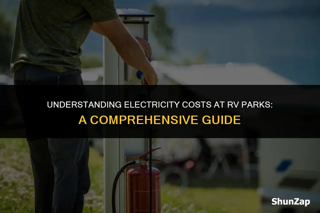 how much does electricity cost at an rv park