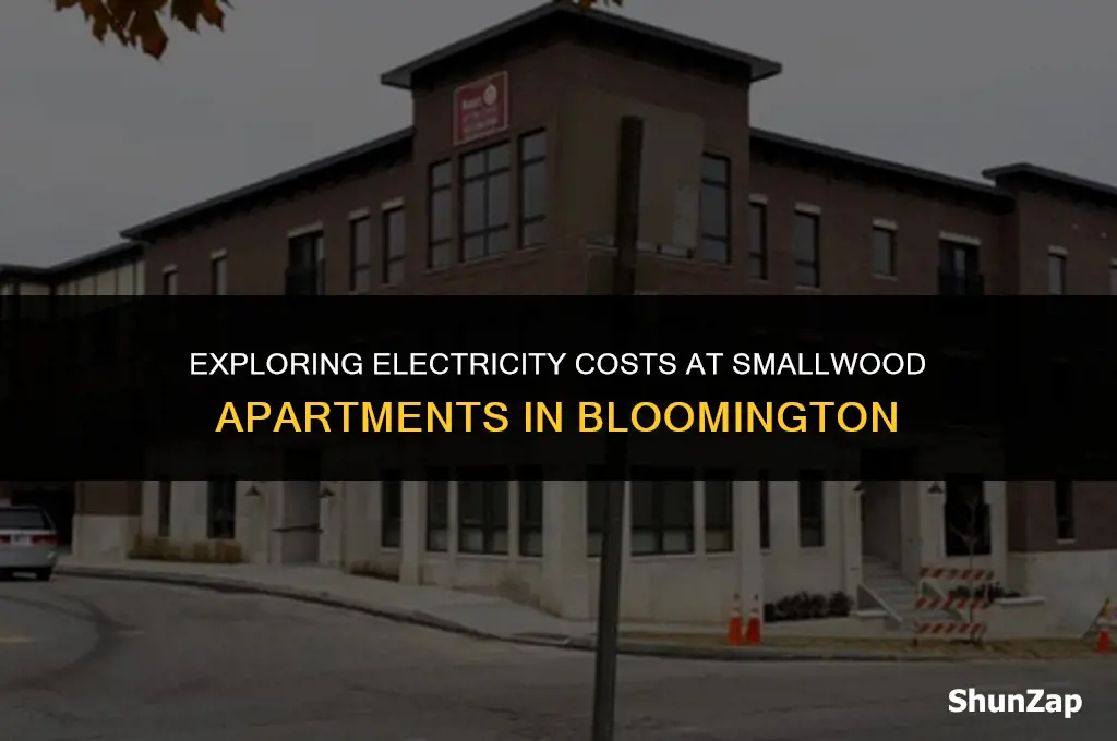 how much does electricity cost at smallwood apartments in bloomington