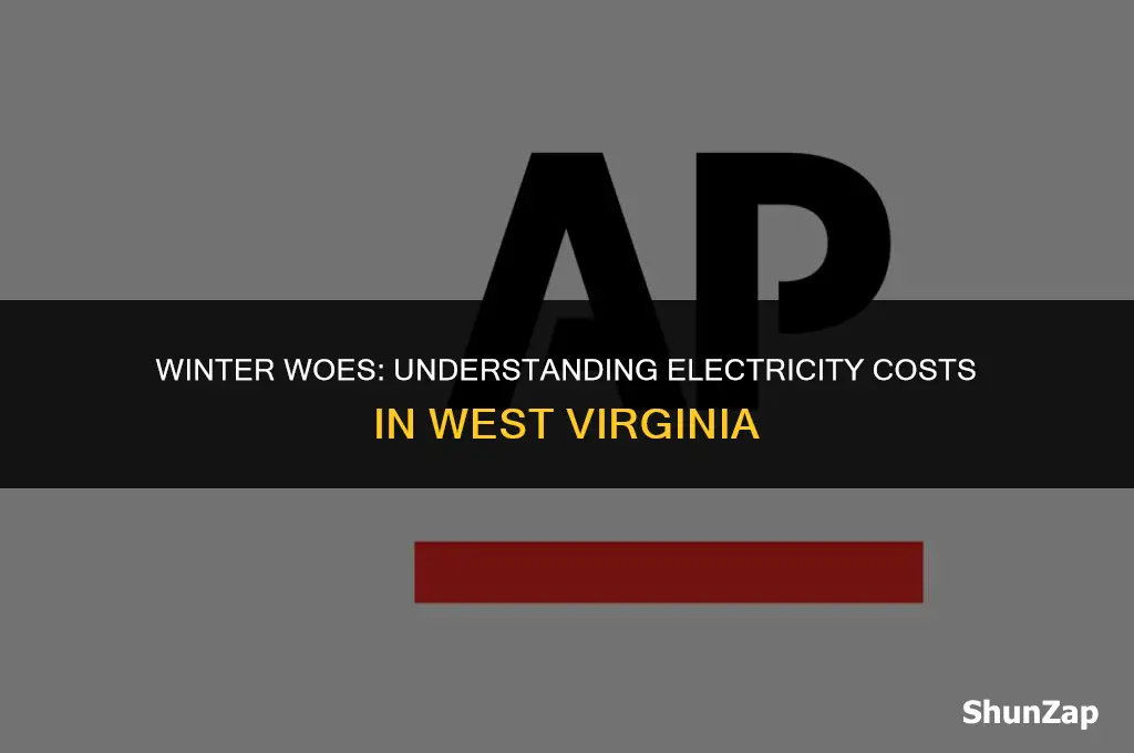 how much does electricity cost during winter in west virginia