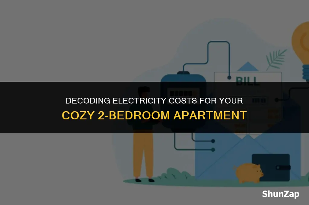 how much does electricity cost for 2 bedroom apartment