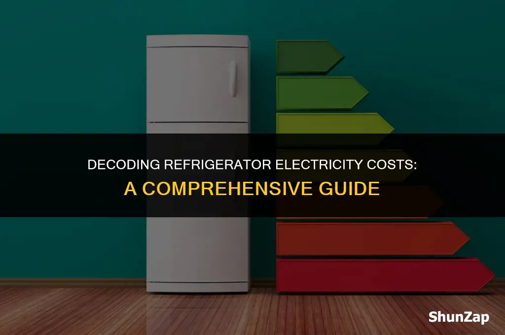 how much does electricity cost for a refrigerator