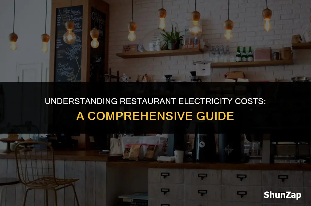 how much does electricity cost for a restaurant