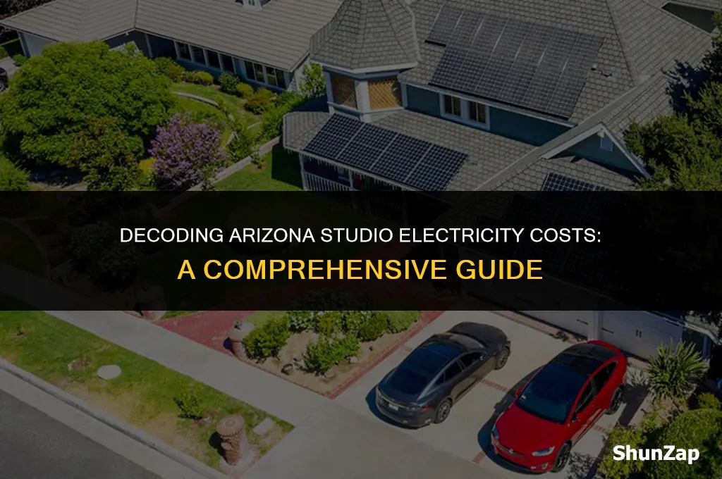 how much does electricity cost for a studio in az
