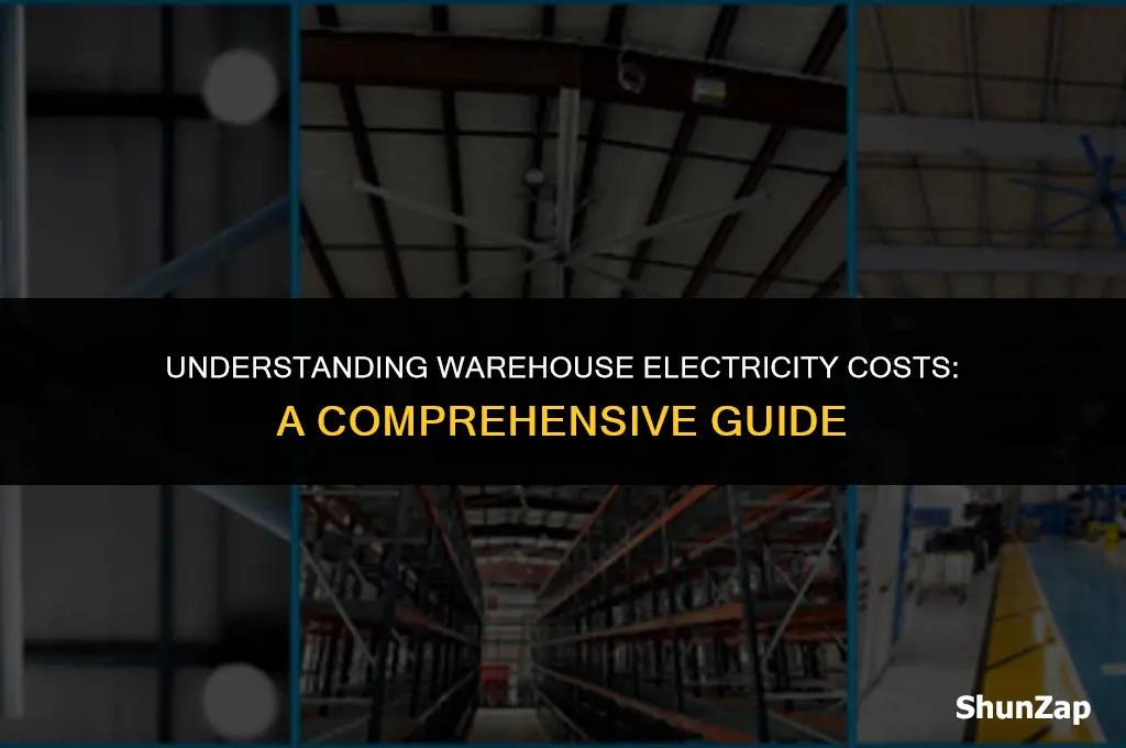 how much does electricity cost for a warehouse