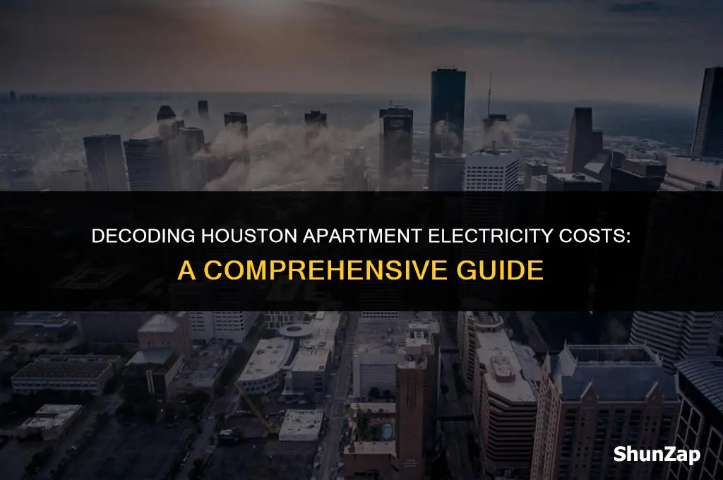 how much does electricity cost for an apartment in houston