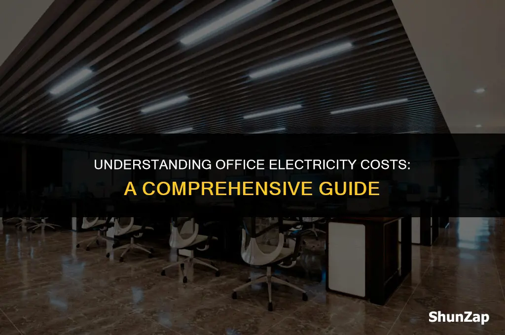 how much does electricity cost for an office