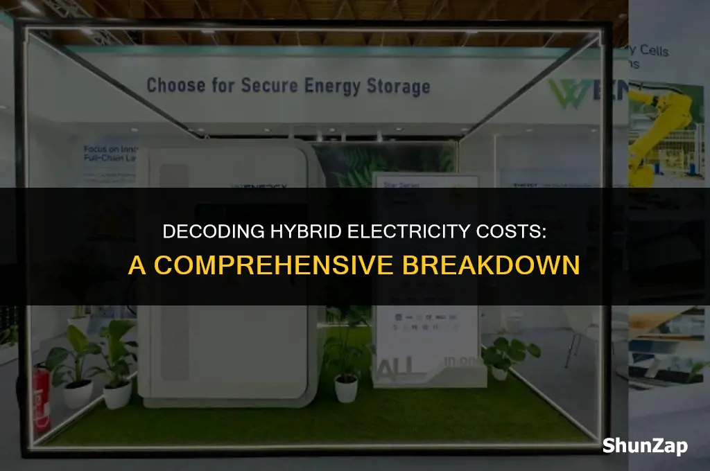 how much does electricity cost for hybrid