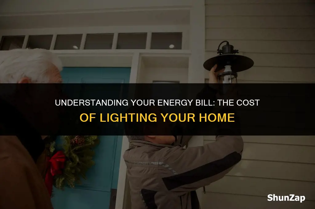 how much does electricity cost for one light