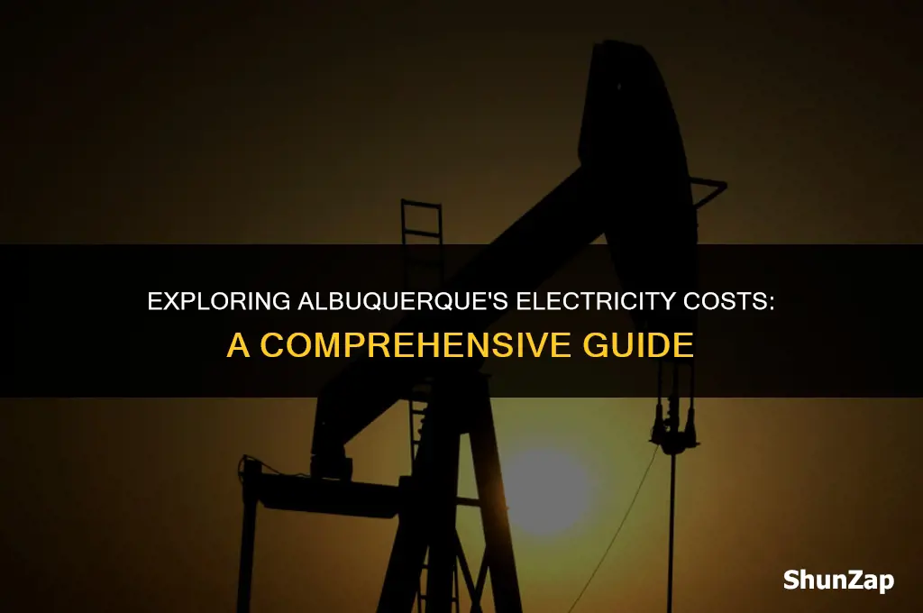 how much does electricity cost in alburqurque