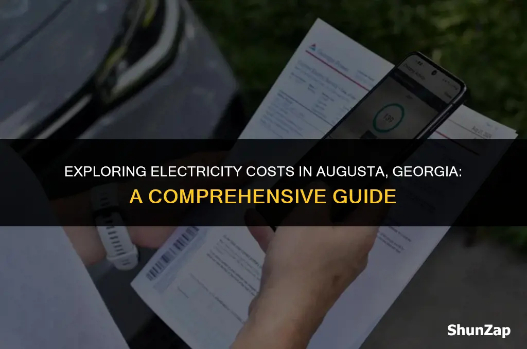 how much does electricity cost in augusta georiga