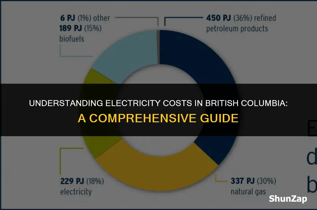 how much does electricity cost in british columbia