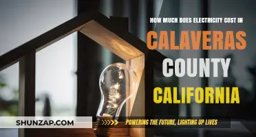 Exploring Electricity Costs in Calaveras County, California