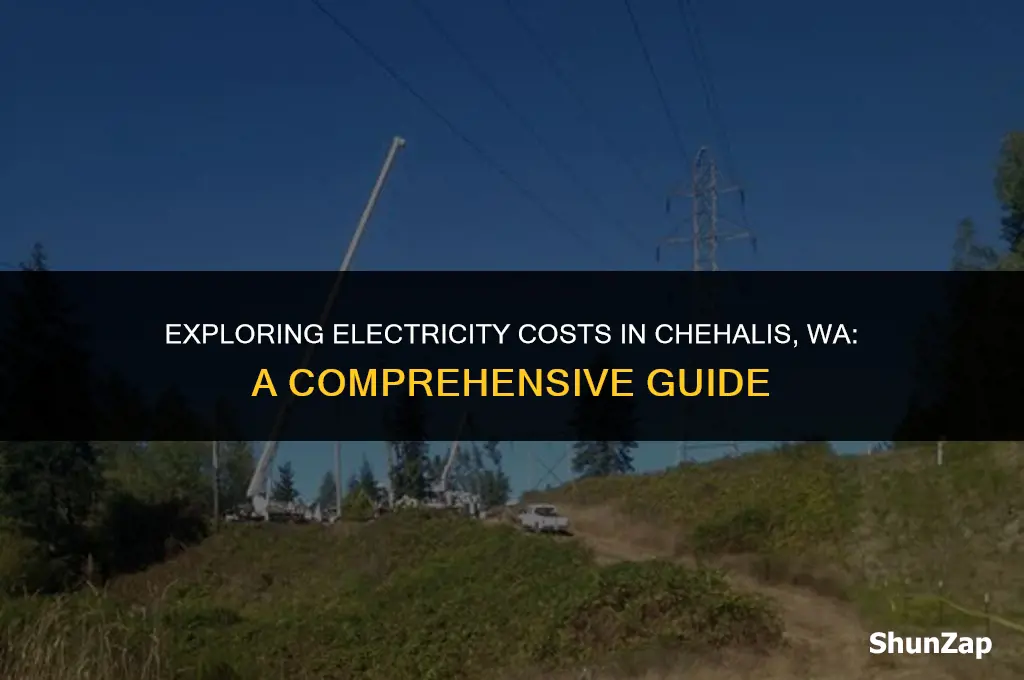 how much does electricity cost in chehalis wa