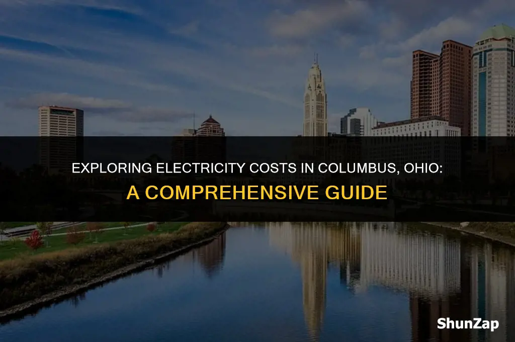 how much does electricity cost in columbus ohio