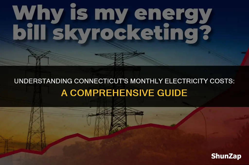 how much does electricity cost in ct per month