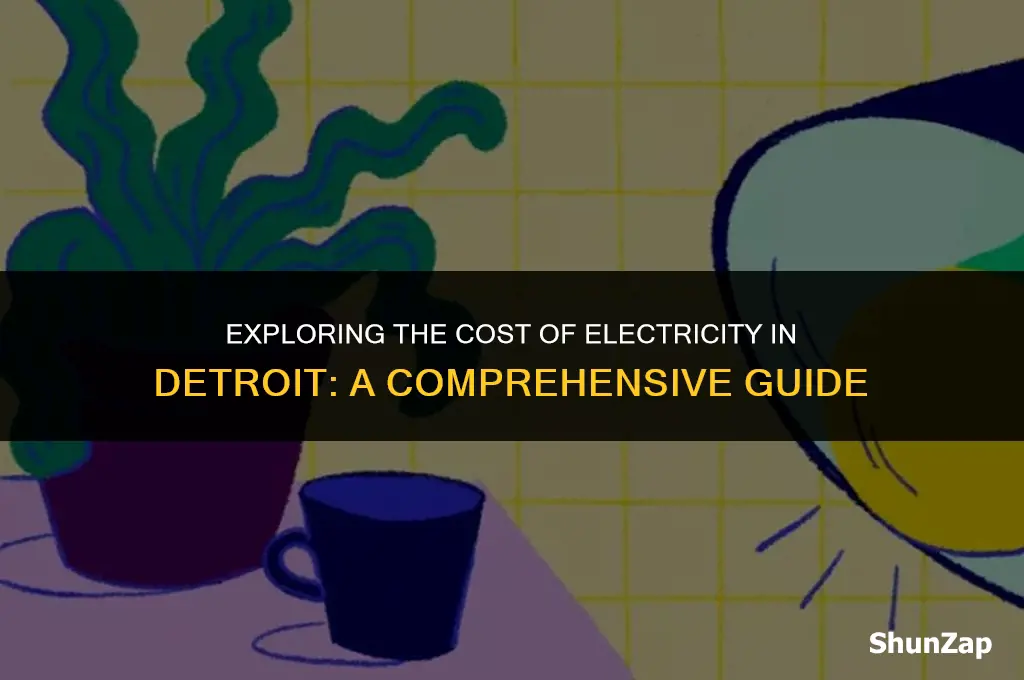 how much does electricity cost in detroit