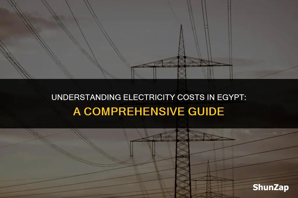 how much does electricity cost in egypt
