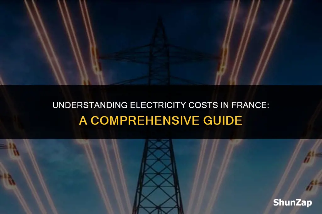how much does electricity cost in france