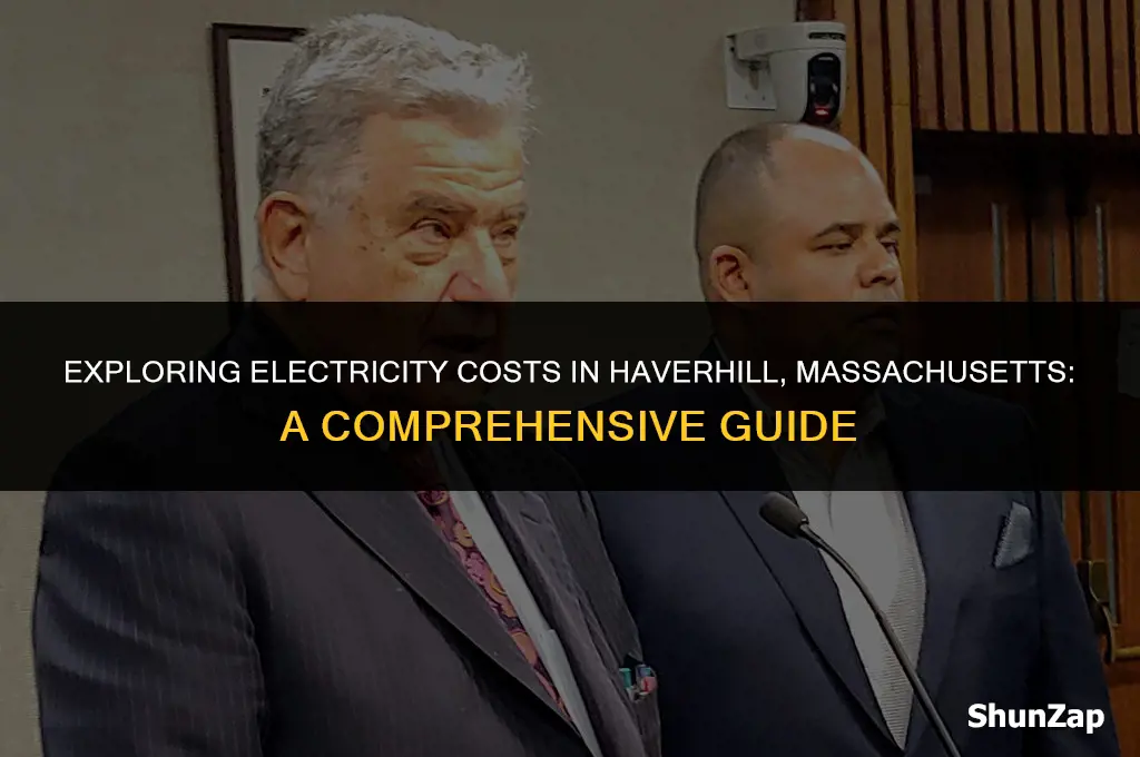 how much does electricity cost in haverhill massachusetts