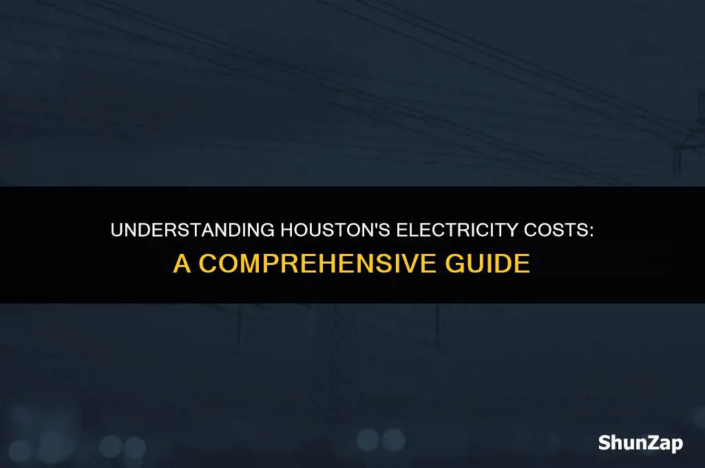 how much does electricity cost in houston