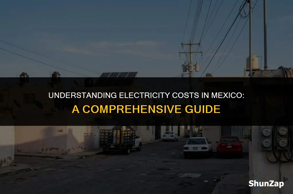 how much does electricity cost in mexico
