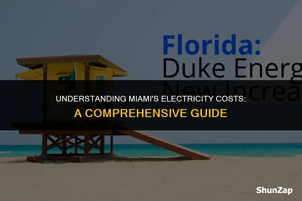 how much does electricity cost in miami