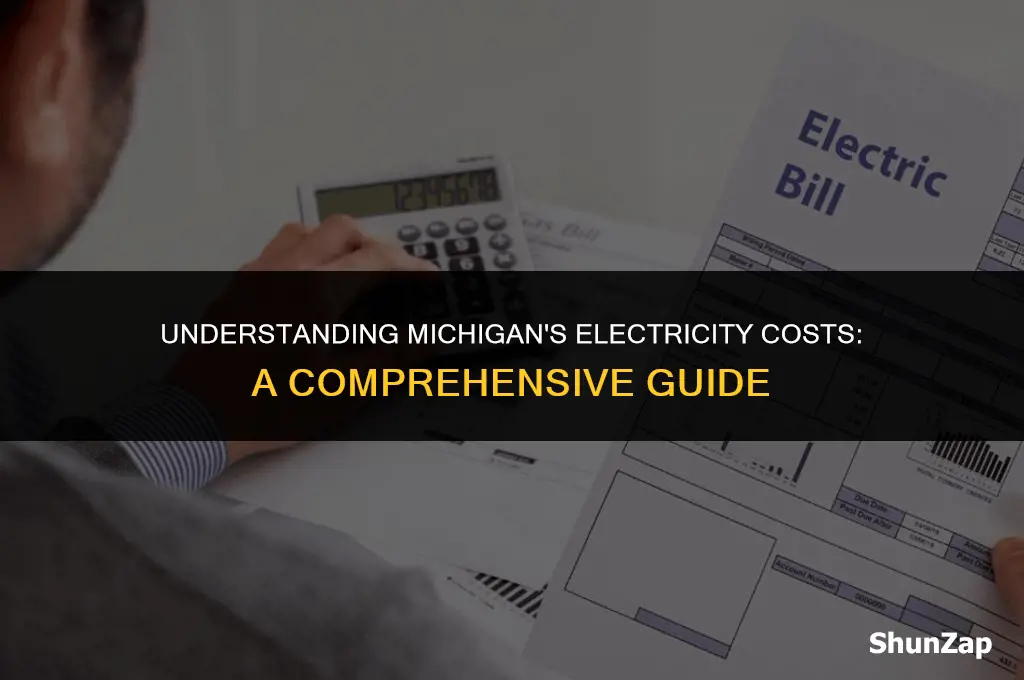 how much does electricity cost in michigan