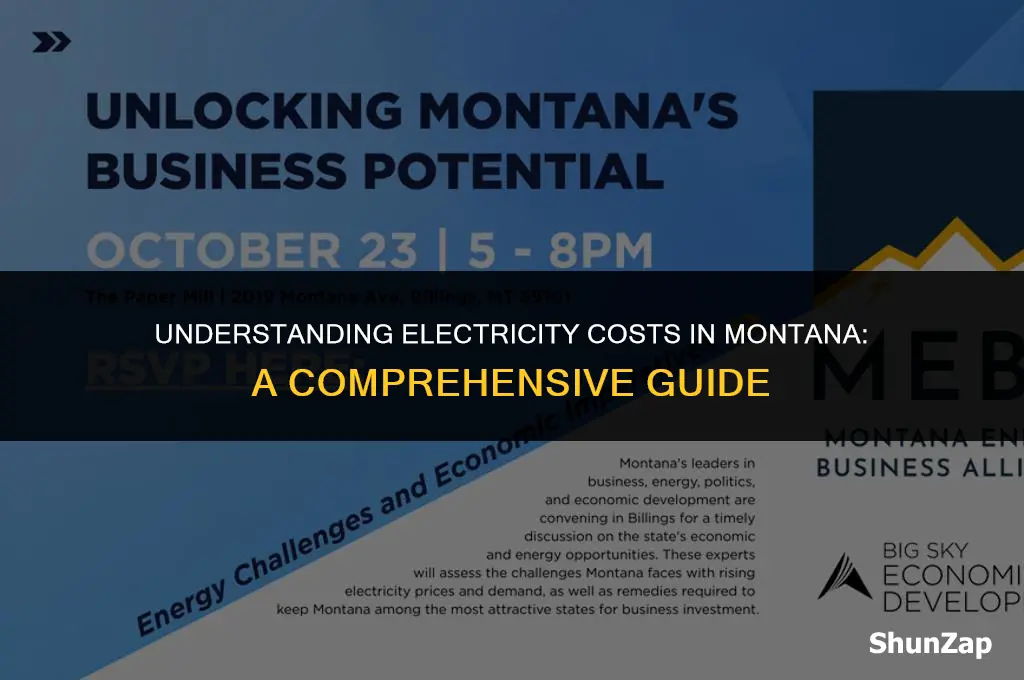 how much does electricity cost in montana