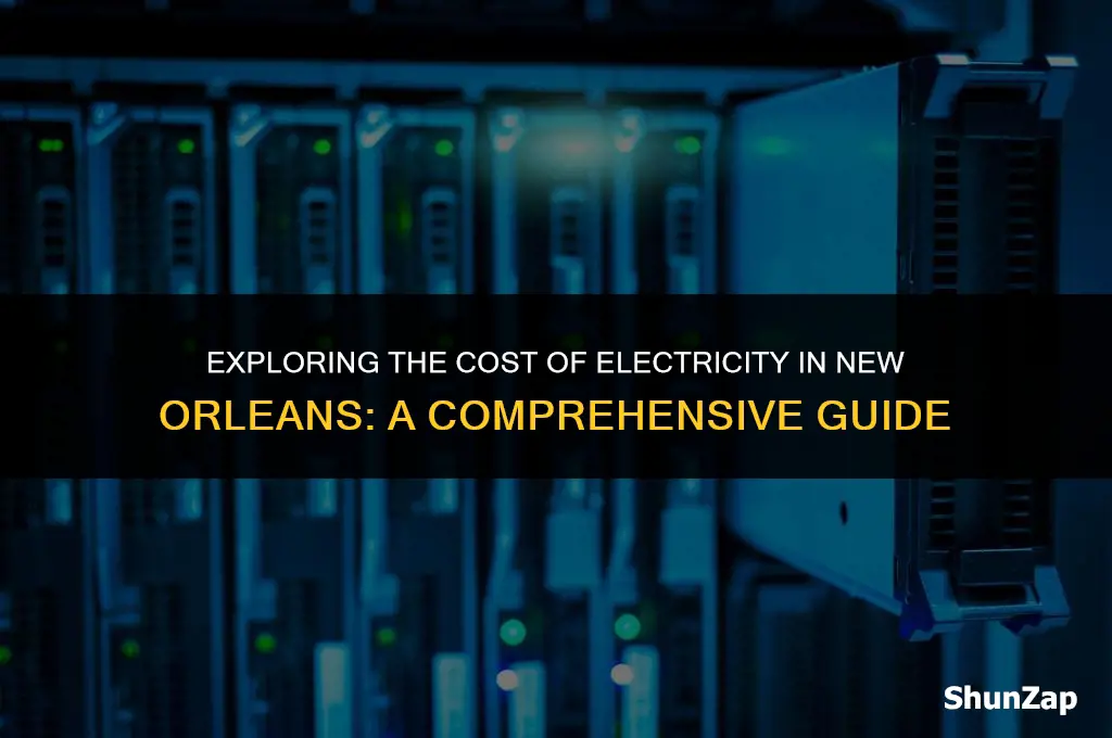 how much does electricity cost in new orleans