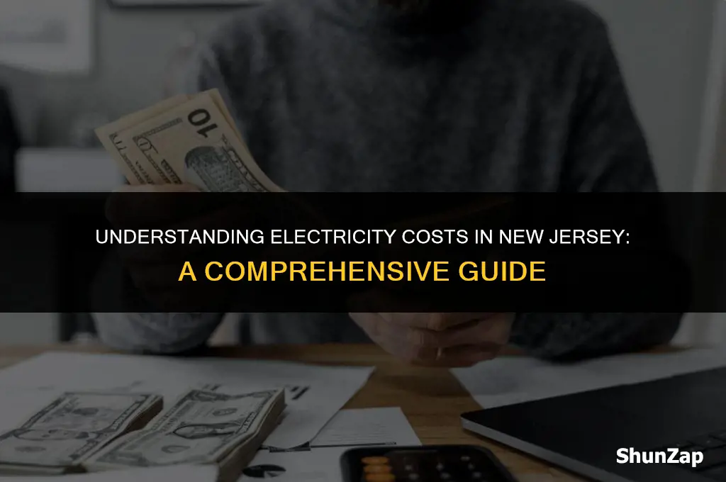 how much does electricity cost in nj