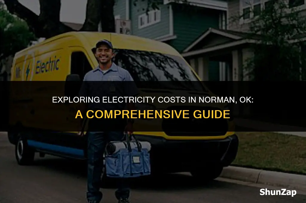 how much does electricity cost in norman ok