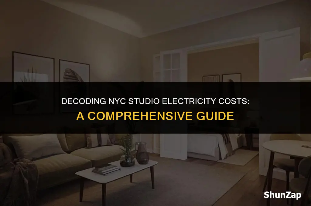 how much does electricity cost in nyc studio