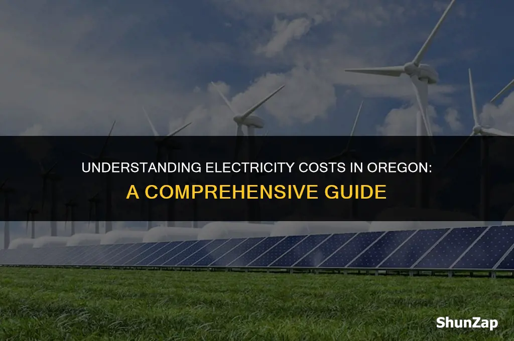 how much does electricity cost in oregon