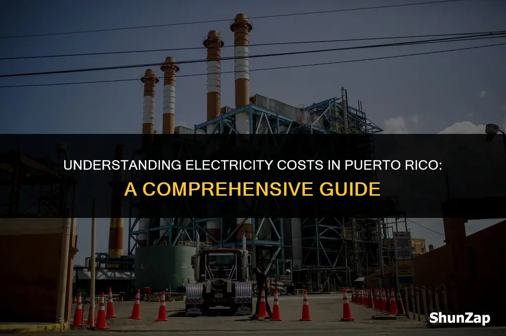 how much does electricity cost in puerto rico