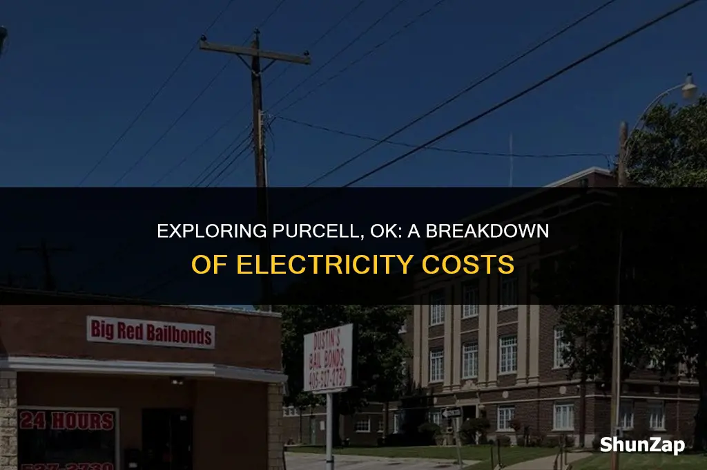 how much does electricity cost in purcell ok