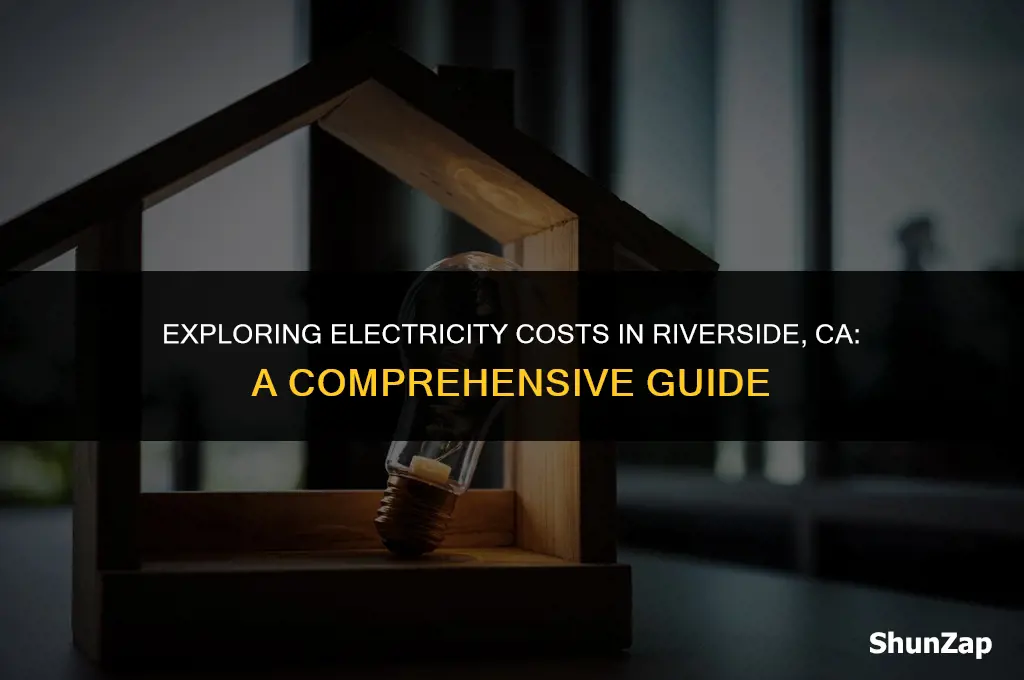 how much does electricity cost in riverside ca