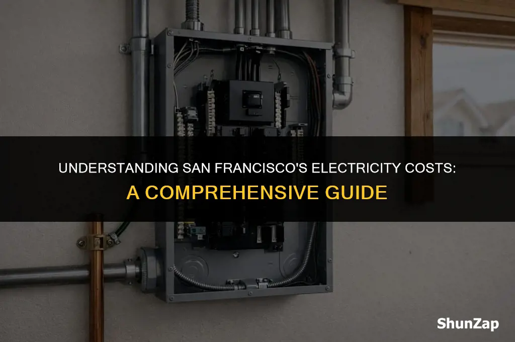 how much does electricity cost in san francisco