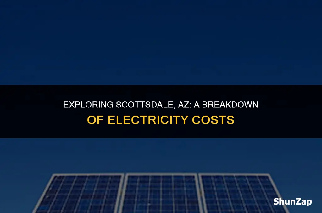 how much does electricity cost in scottsdale az