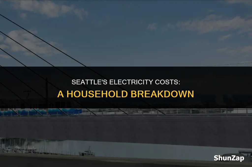 how much does electricity cost in seattle per household
