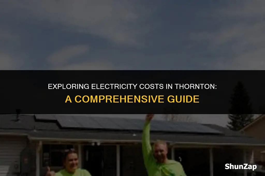 how much does electricity cost in thornton