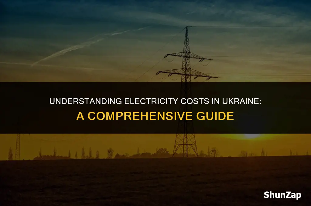 how much does electricity cost in ukraine